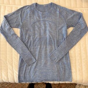 lululemon athletica Blue Long Sleeve Top